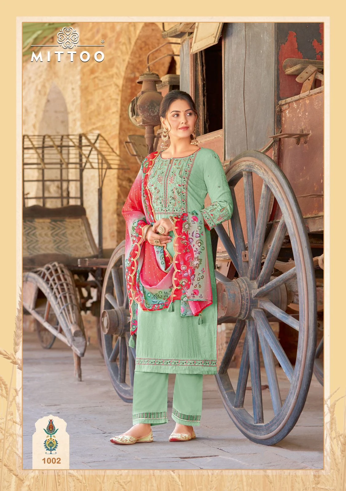 Mittoo Elegance Rayon Wholesale Readymade Salwar Suit Catalog — Wholesale Salwar Suits, Mittoo wholesale from Surat - Gallery Image 2